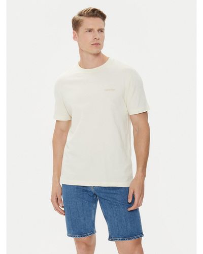 Calvin Klein T-Shirt Enlarged Back Logo K10K113106 Regular Fit - Weiß