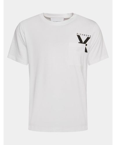 Richmond X T-Shirt Aubry Ump24048Ts Weiß Regular Fit