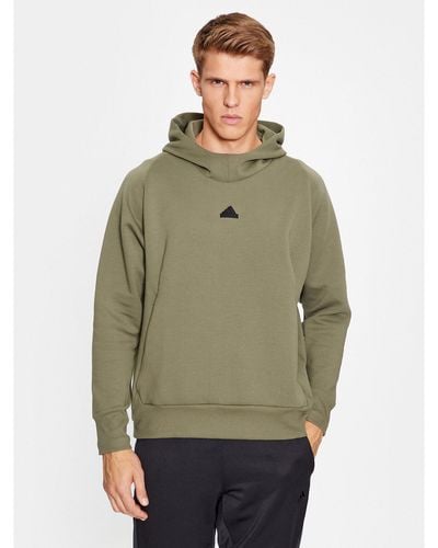adidas Sweatshirt Z.N.E. Premium In5116 Grün Loose Fit