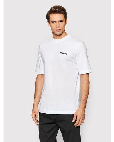 Calvin Klein T-Shirt J30J319315 Weiß Regular Fit