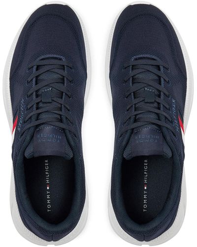 Tommy Hilfiger Sneakers Modern Runner Knit Evo Ess Fm0Fm05245 - Blau