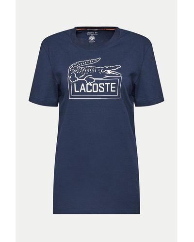 Lacoste T-Shirt Th9068 Regular Fit - Blau