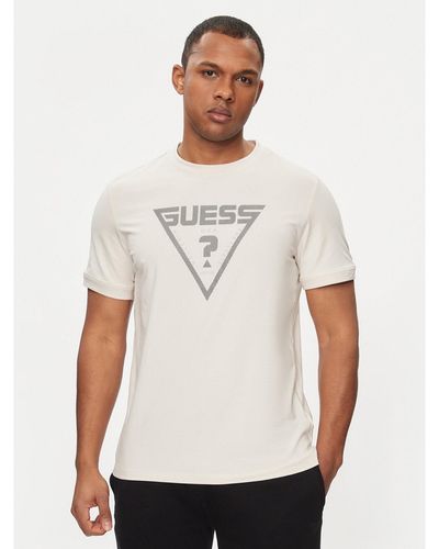 Guess T-Shirt Queencie Z4Gi09 J1314 Slim Fit - Weiß