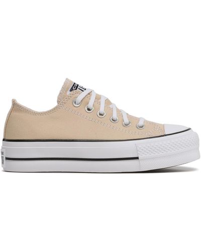 Converse Sneakers Aus Stoff Chuck Taylor All Star Lift A03542C - Weiß
