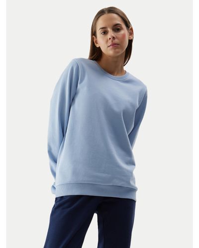 4F Sweatshirt Wss24Tswsf0954 Regular Fit - Blau