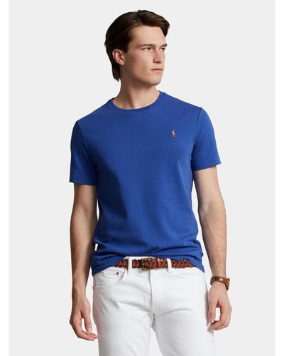 Polo Ralph Lauren T-Shirt 710740727077 Slim Fit - Blau
