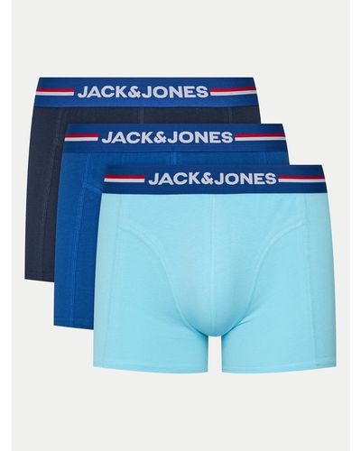Jack & Jones 3Er-Set Boxershorts Jactim 12255826 - Blau