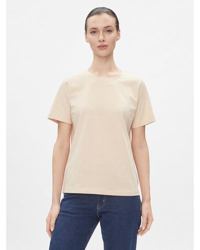 Calvin Klein T-Shirt Smooth Cotton Crew Neck Tee Ss K20K205410 Regular Fit - Blau