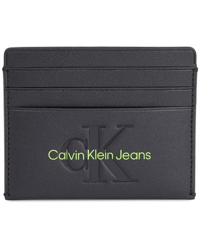 Calvin Klein Kreditkartenetui Sculpted Cardcase 6Cc Mono K60K611987 - Schwarz