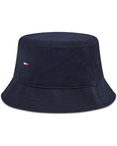 Tommy Hilfiger Hut Flag Bucket Hat Am0Am07344 - Blau