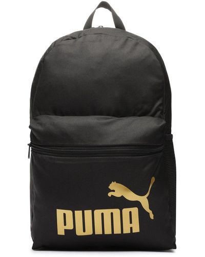 PUMA Rucksack Phase Backpack 079943 03 -Golden Logo - Schwarz