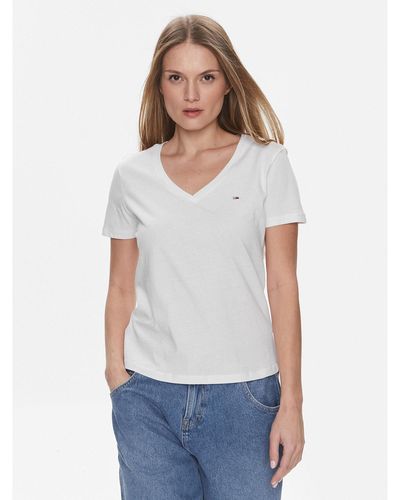 Tommy Hilfiger 2Er-Set T-Shirts Dw0Dw11458 Regular Fit - Weiß