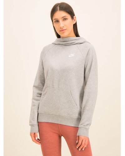 Nike Sweatshirt Essential Bv4116 Regular Fit - Grau