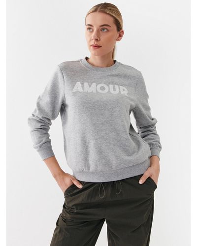 ONLY Sweatshirt 15304436 Regular Fit - Grau