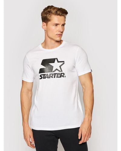 Starter T-Shirt Smg-008-Bd Weiß Regular Fit
