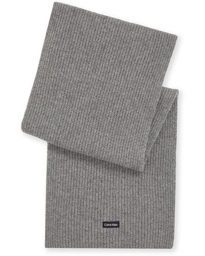 Calvin Klein Schal Daddy Wool Knit Scarf K50K510995 - Grau