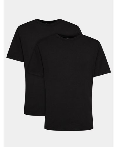 Tommy Hilfiger 2Er-Set T-Shirts Um0Um03157 Regular Fit - Schwarz