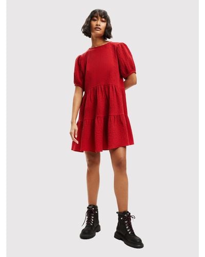 Desigual Kleid Für Den Alltag Luna 22Wwvw73 Regular Fit - Rot