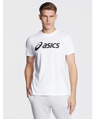 Asics T-Shirt Big Logo 2031A978 Weiß Regular Fit