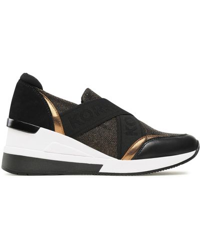MICHAEL Michael Kors Sneakers geena 43f3gnfp1d black/bronze - Schwarz