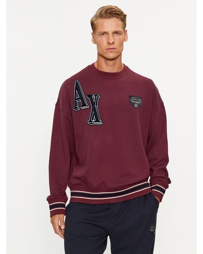 Armani Exchange Sweatshirt 6Rzmje Zjdpz 14Au Regular Fit - Rot