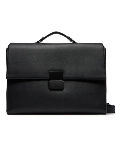 Calvin Klein Laptoptasche Iconic Plaque Laptop Bag K50K511651 - Schwarz
