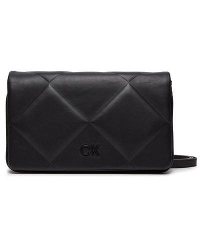 Calvin Klein Handtasche quilt k60k611759 ck black beh - Schwarz
