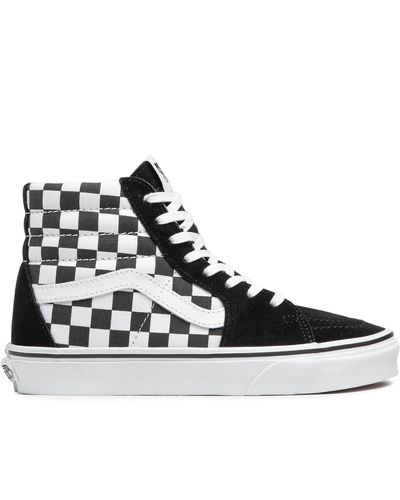 Vans Sneakers sk8-hi vn0a32qghrk1 (checkerboard) blk/tr wht - Schwarz