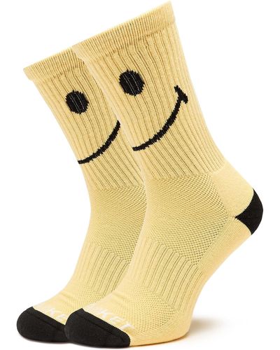 Market Hohe -Socken Smiley 360001158 - Mettallic