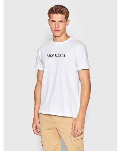 Les Deux T-Shirt Ldm101099 Weiß Regular Fit