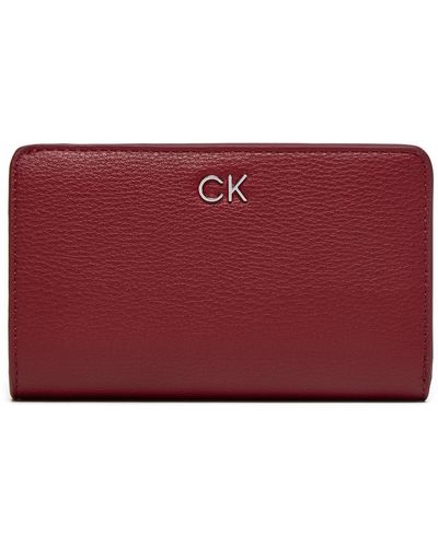 Calvin Klein Große Damen Geldbörse Ck Daily Medium Bifold K60K612638 - Rot