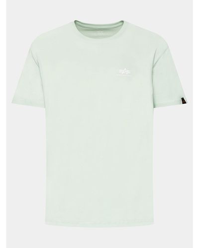 Alpha Industries T-Shirt Basic T Small 188505 Grün Regular Fit