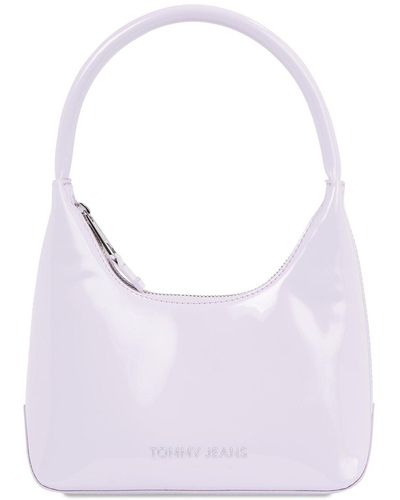 Tommy Hilfiger Handtasche tjw ess must shoulder bag patent aw0aw16136 lavender flower w06 - Lila