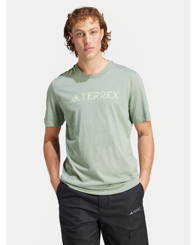 adidas T-Shirt Terrex Classic In4688 Grün Regular Fit