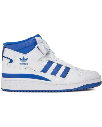 adidas Sneakers Forum Mid Fz2085 Weiß - Blau
