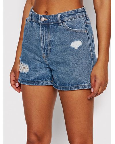 ONLY Jeansshorts Jagger 15245695 Mom Fit - Blau