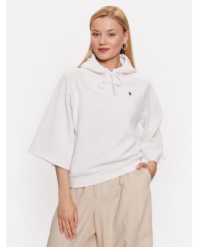 Polo Ralph Lauren Sweatshirt 211892615002 Weiß Relaxed Fit