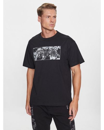 Versace T-Shirt 75Gahe01 Regular Fit - Schwarz