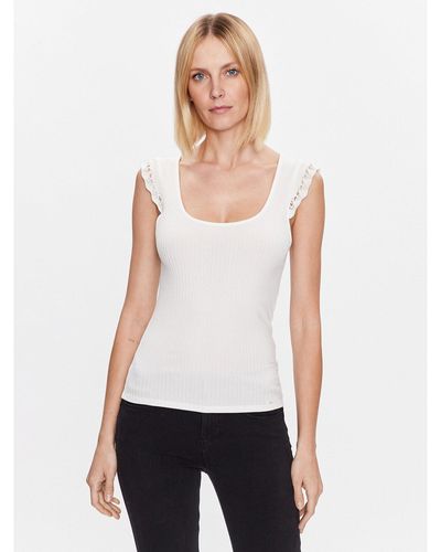 Salsa Jeans T-Shirt 127427 Regular Fit - Weiß