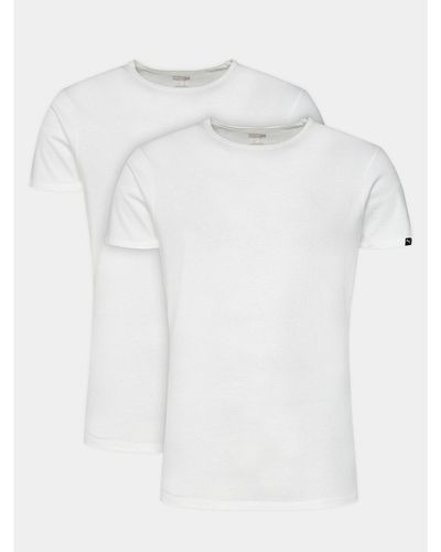 PUMA 2Er-Set T-Shirts Basic 935016 Weiß Regular Fit