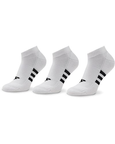adidas 3Er-Set Niedrige -Socken Prf Cush Low 3P Ht3449 Weiß - Mettallic