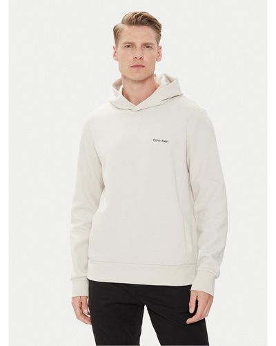 Calvin Klein Sweatshirt Micro Logo K10K109927 Regular Fit - Weiß