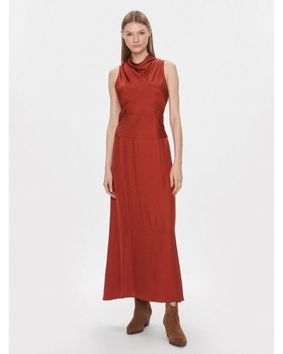 IVY & OAK Kleid Für Den Alltag Io117601 Regular Fit - Rot