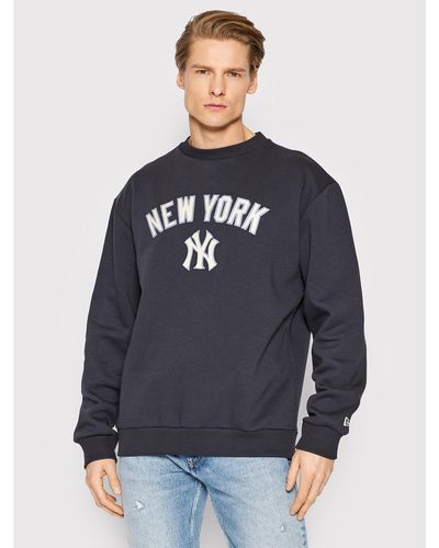 KTZ Sweatshirt New York Yankees Heritage 12893149 Regular Fit - Blau
