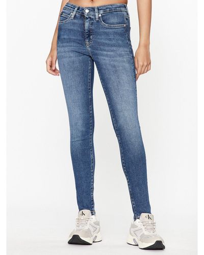 Calvin Klein Jeans J20J221774 Skinny Fit - Blau