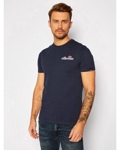 Ellesse T-Shirt Voodoo Shb06835 Regular Fit - Blau