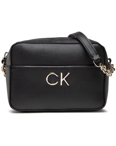 Calvin Klein Handtasche Re-Lock Camera Bag K60K608982 - Schwarz