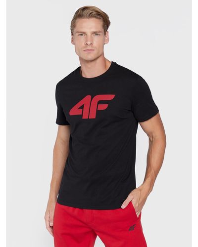 4F T-Shirt H4Z22-Tsm353 Regular Fit - Rot