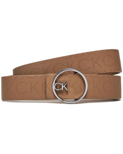 Calvin Klein Damengürtel Ck Buckle Reversible Belt 3Cm K60K612359 - Braun