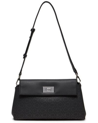 Calvin Klein Handtasche Ck Push Shoulder Bag_Epi Mn K60K612143 - Schwarz